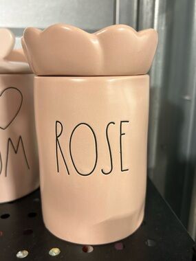 Rae Dunn Rose Candle - Blush Pink